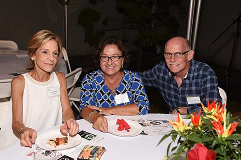 Volunteers Mary Gachot, Betty Scrivanich, Chris Gachot