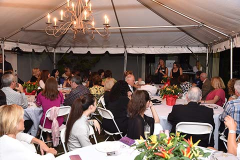 Taste of Italy guests enjoying the music and food!