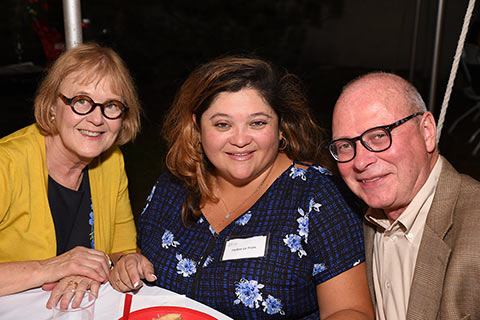 Vicky Paulson, Helen LaFrois, of JBWS, and husband