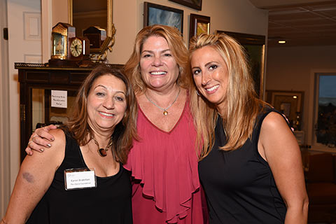 Founder Karen Arakelian with Ginger Naspo of West Caldwell and Kristin, Roots2Endz  of Montville